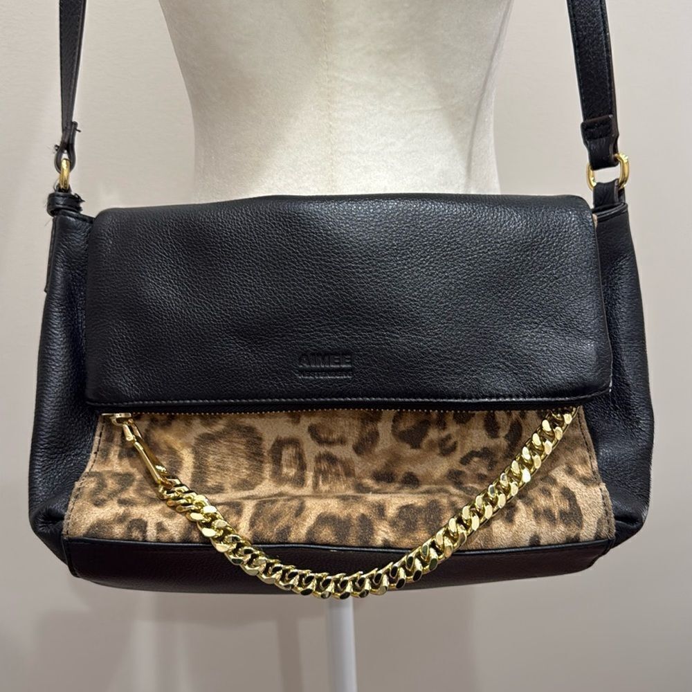 Aimee Kestenberg Leopard Shoulder Purse